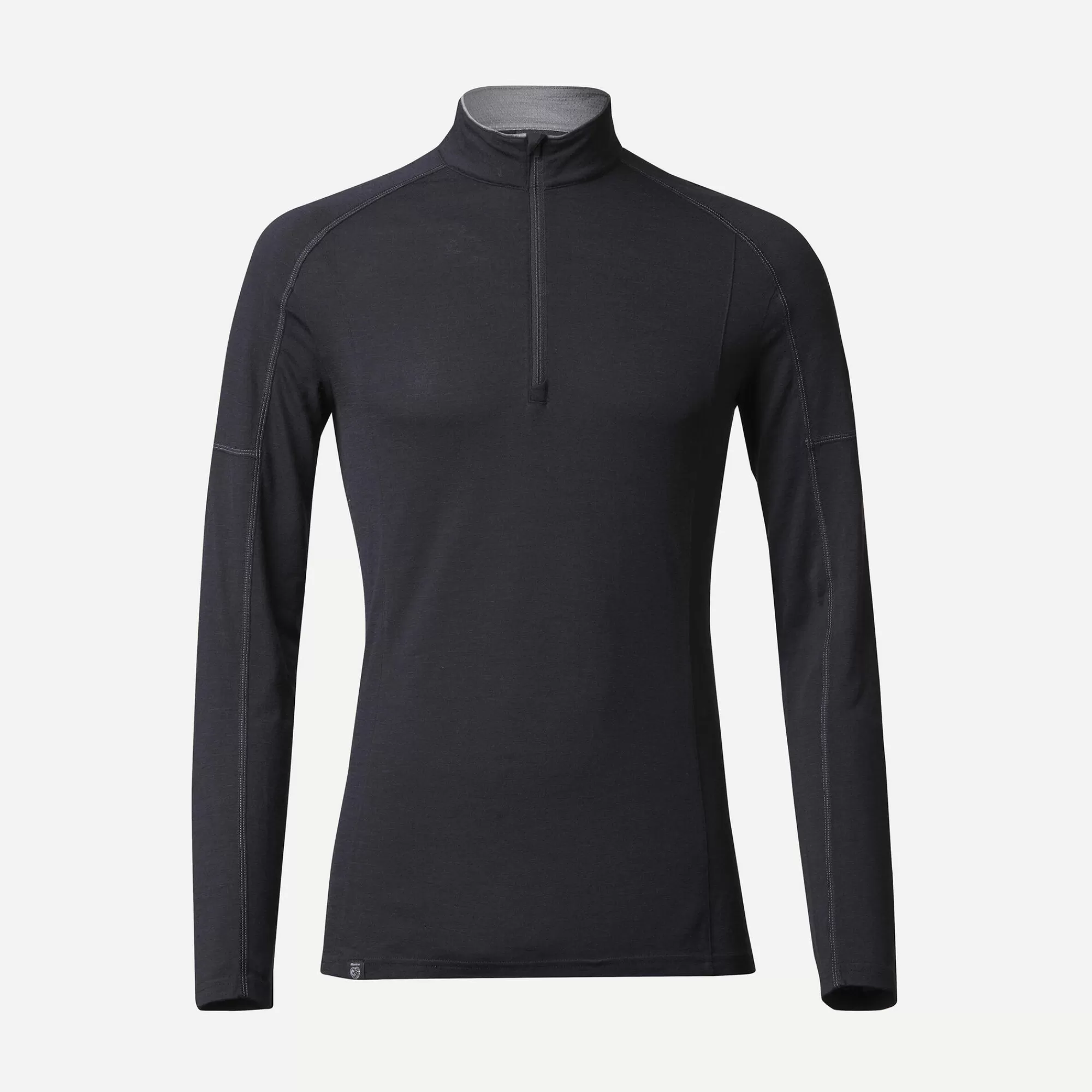 Decathlon Shirts^Men'Smountainbackpackingmerinowoollong-Sleevedt-Shirtwithzipcollar-Mt500