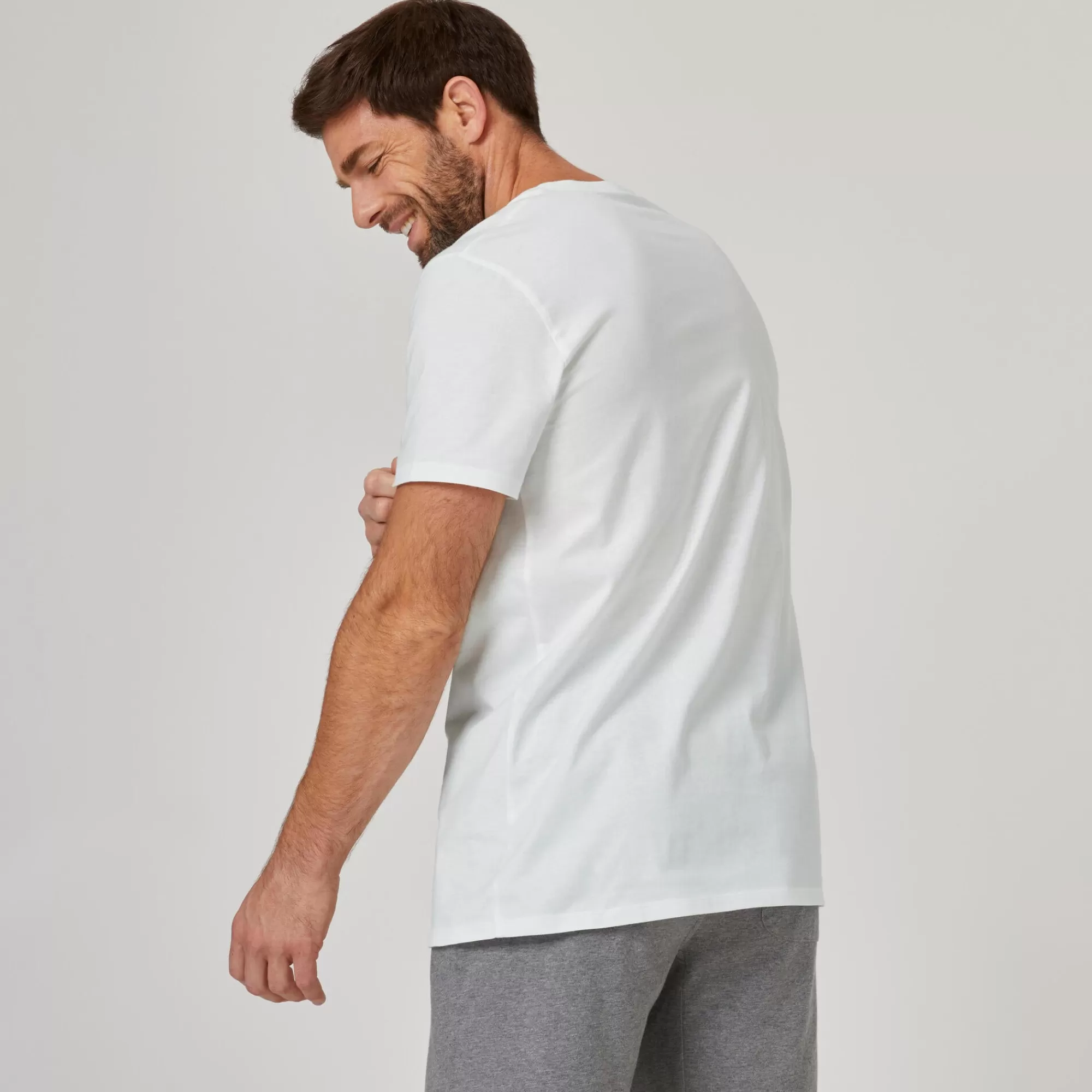 Decathlon Shirts^Men'Sregularfitnesst-Shirtsportee-White